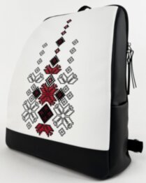 Рюкзак жіночий з кишенею для ноутбука 15,6" Alba Soboni 250056 (15,6) чорно-білий