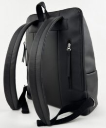 Рюкзак жіночий з кишенею для ноутбука 15,6" Alba Soboni 250056 (15,6) чорно-білий