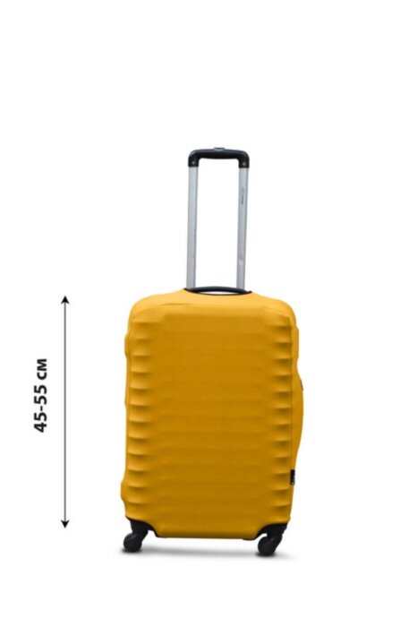 Чохол на валізу дайвінг S жовтий світлий