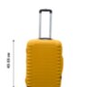 Чохол на валізу дайвінг S жовтий світлий
