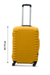 Чохол на валізу дайвінг L жовтий світлий