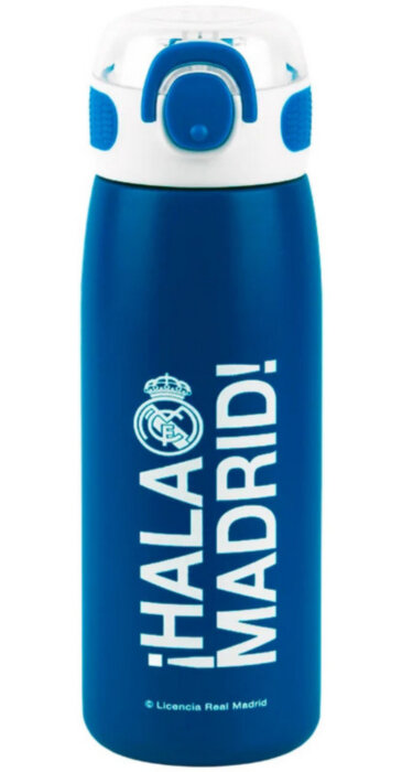 Термопляшка з трубочкою Kite RL26-1262 FC Real Madrid, 600 мл