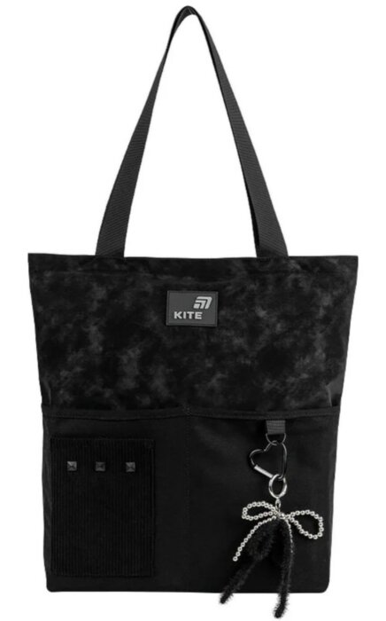 Сумка-шопер Kite K26-586-4 чорна