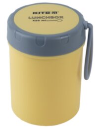 Ланчбокс круглий Kite K23-187-1, 450 мл, жовтий