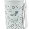 Термокружка з трубочкою Kite K25-1226-3 біла, 550 мл