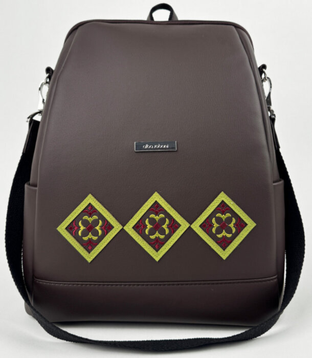 Рюкзак жіночий з кишенею для ноутбука 13,6" Alba Soboni 250057 (13,6) коричневий