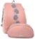 Рюкзак жіночий + косметичка Alba Soboni N23012 рожевий