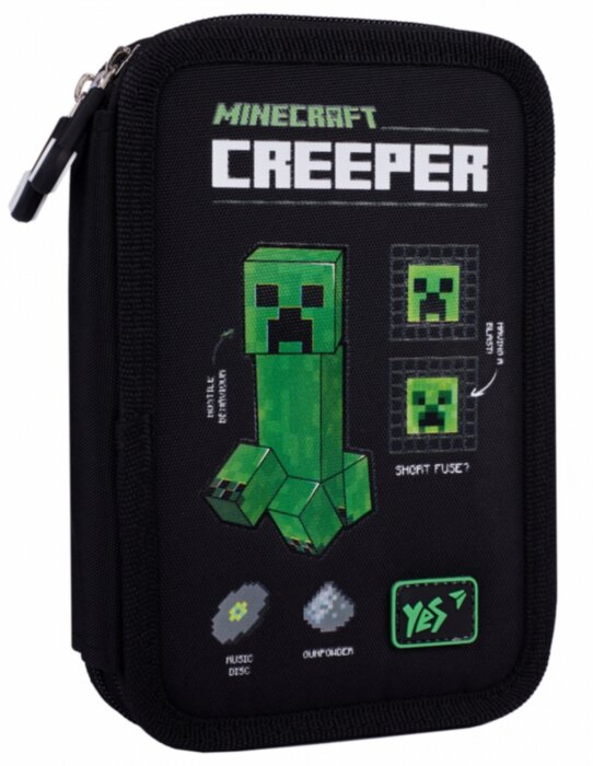 Пенал шкільний YES 533643 Minecraft World