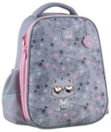 Рюкзак шкільний напівкаркасний GoPack GO24-165M-3 Meow