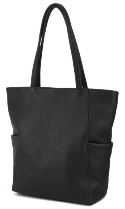 Сумка жіноча шкіряна шопер Borsacomoda 825023 чорна